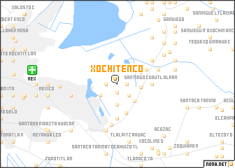 map of Xochitenco