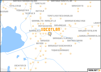 map of Xocotlán