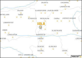 map of Xolá