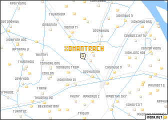 map of Xóm An Trạch