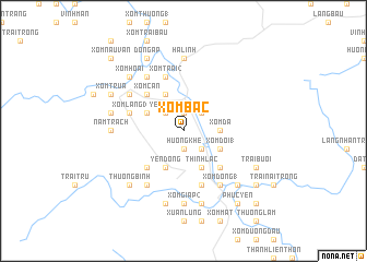 map of Xóm Bắc