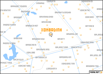 map of Xóm Ba Ðình