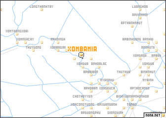 map of Xóm Bà Mía