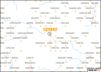 map of Xóm Ban