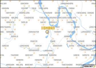 map of Xóm Ban