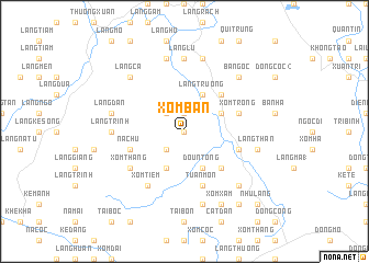 map of Xóm Bản