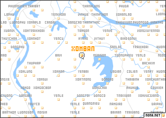 map of Xóm Ban
