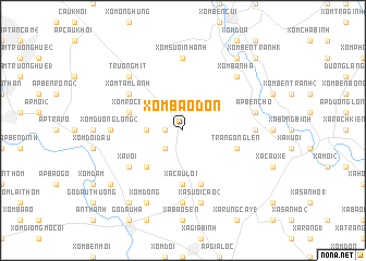map of Xóm Bào Ðồn