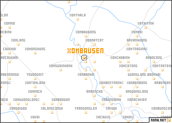 map of Xóm Bàu Sen