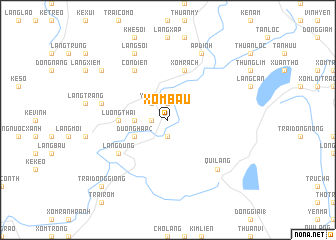 map of Xóm Bàu