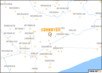 map of Xóm Bà Yến