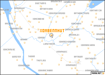 map of Xóm Bến Nhứt