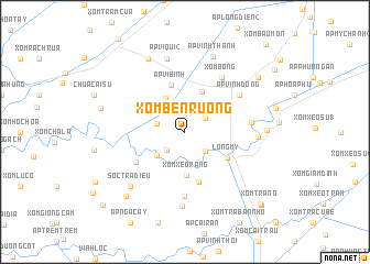 map of Xóm Bên Ruộng