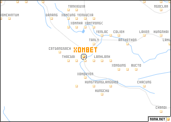 map of Xóm Bẹt