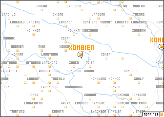 map of Xóm Biên