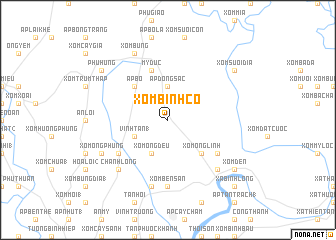 map of Xóm Bình Co