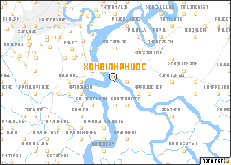 map of Xóm Bình Phước