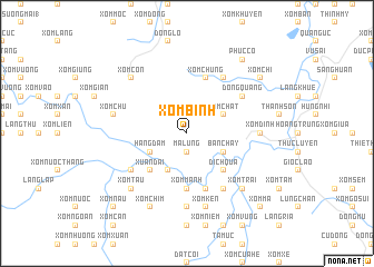 map of Xóm Bình