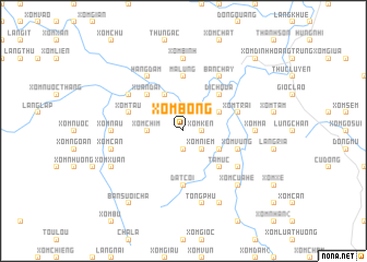map of Xóm Bông