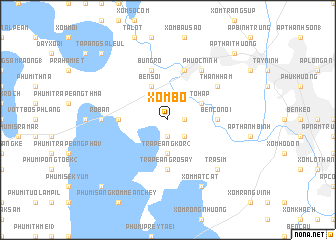 map of Xóm Bố