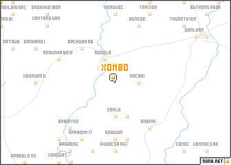 map of Xóm Bò