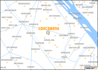 map of Xóm Cà Banh