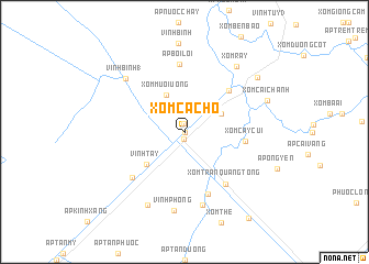 map of Xóm Cả Chợ