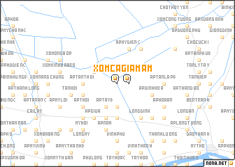 map of Xóm Cá Giầm
