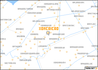 map of Xóm Cái Cao