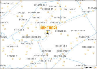 map of Xóm Cả Nai