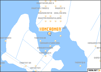 map of Xóm Cao Mên
