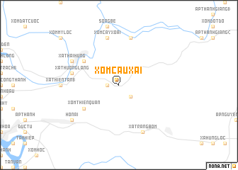 map of Xóm Cầu Xài