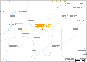 map of Xóm Cây Da