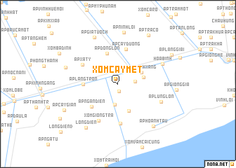 map of Xóm Cây Mét