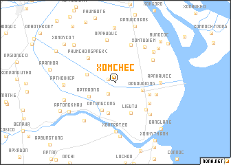 map of Xóm Chệc
