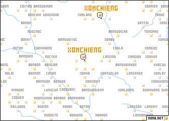 map of Xóm Chiêng