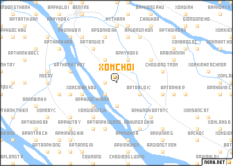 map of Xóm Chồi