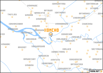 map of Xóm Chợ