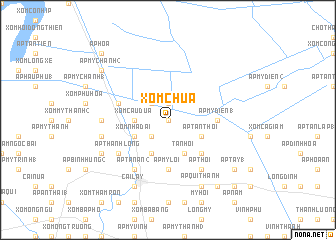 map of Xóm Chùa