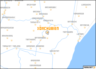 map of Xóm Chú Biện