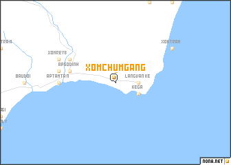map of Xóm Chum Găng