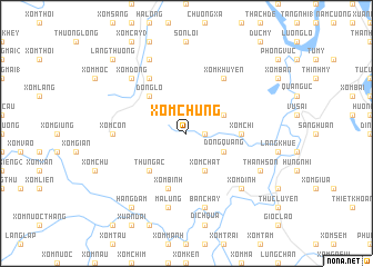 map of Xóm Chung