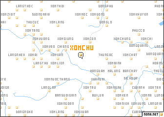 map of Xóm Chu