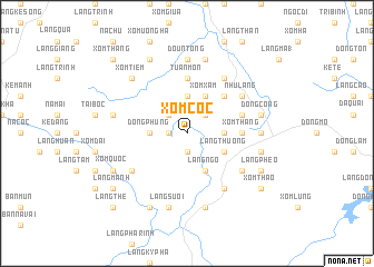 map of Xóm Cốc