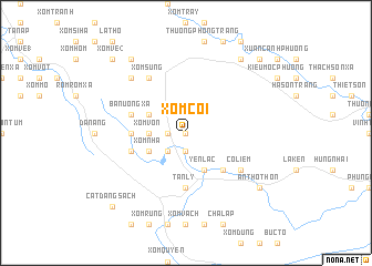 map of Xóm Coi