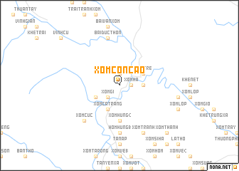 map of Xóm Con Cao