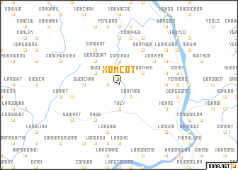 map of Xóm Côt