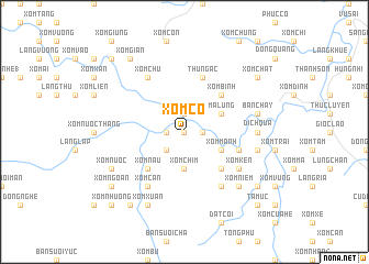 map of Xóm Cố