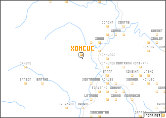 map of Xóm Cúc