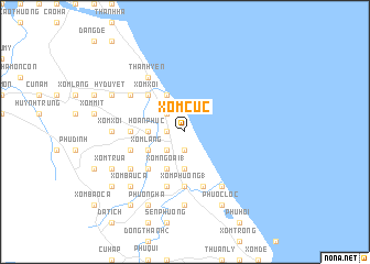 map of Xóm Cục
